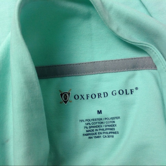 Oxford Golf Shirts Oxford Golf Mens 2 Zip Polo Shirt Longsleeve M